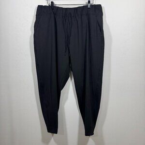 Lane Bryant LIVI Active Black Jogger Pants Size 14/16 Athleisure Loungewear
